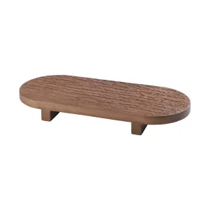 Aquanova Ostra Tray Walnut 45 cm in Ash Wood