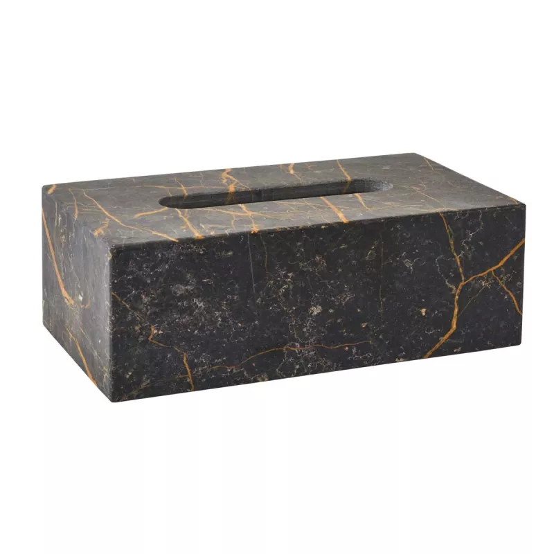Porto Tissue holder Black