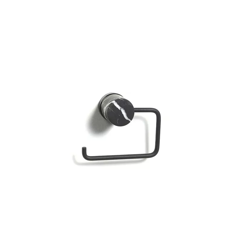 Nero Wall mounted toilet paper holder Black