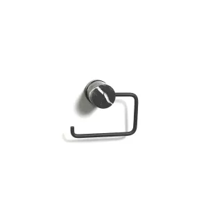 Nero Wall mounted toilet paper holder Black