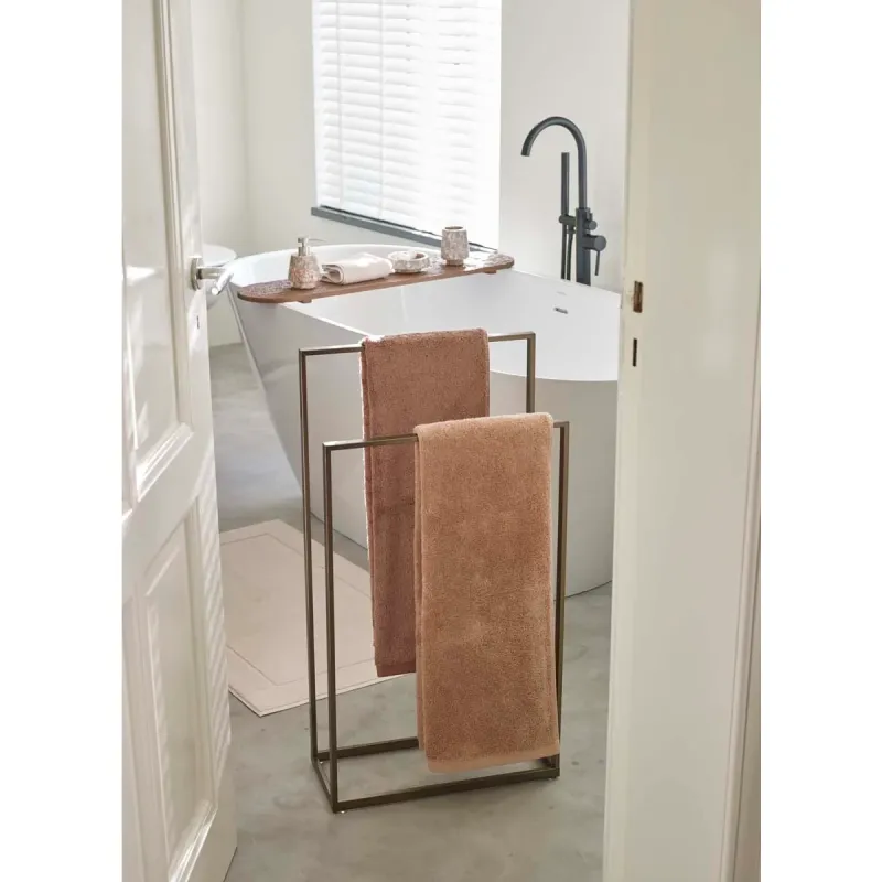 Aquanova Yuri Towel Rack Gunmetal – Freestanding 83 cm