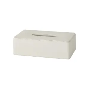 Aquanova Lotus näsduksbox Ivory i äkta läder 24x14 cm