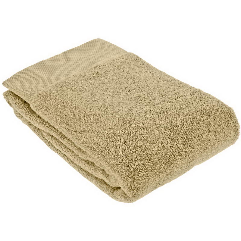 Buy Terry towel 560g/m² of 100% combed cotton 70x140 cm Sand Online from Casa Zeytin