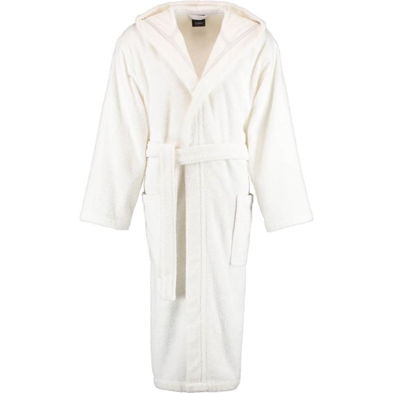 Men's hooded bathrobe 829-67 white