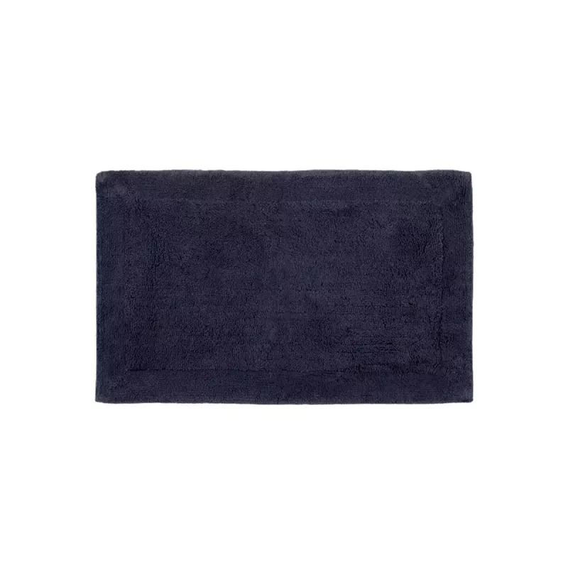 Badrumsmatta 100% cotton 2000 gsm Anti-slip NUANCO Bleu Nuit