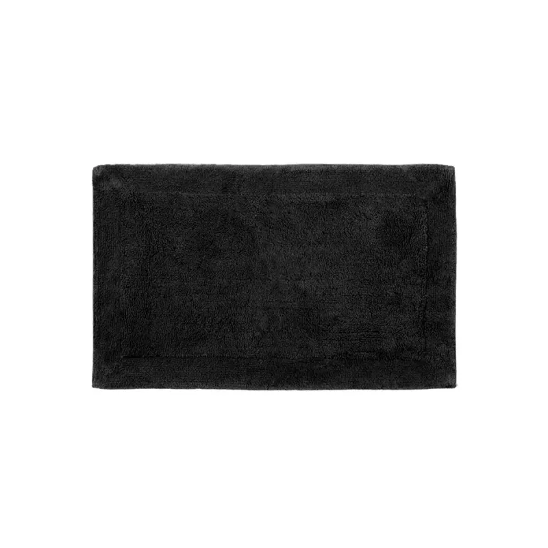 Badrumsmatta 100% cotton 2000 gsm Anti-slip NUANCO Noir