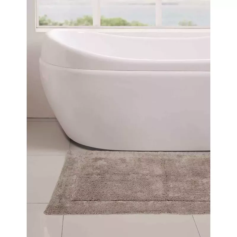 Badrumsmatta 100% cotton 2000 gsm Anti-slip NUANCO Sable