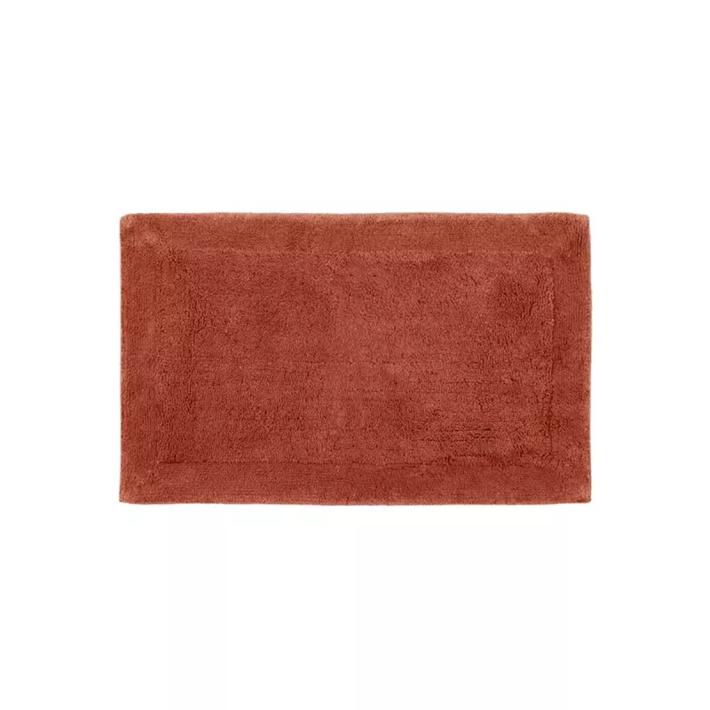 Badrumsmatta 100% cotton 2000 gsm Anti-slip NUANCO Terracota
