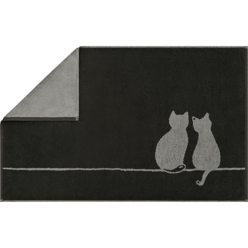 Bath Mat Cute Cats You & Me 6263-77 Basalt-Platin