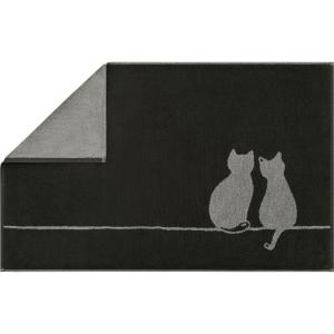 Bath Mat Cute Cats You & Me 6263-77 Basalt-Platin