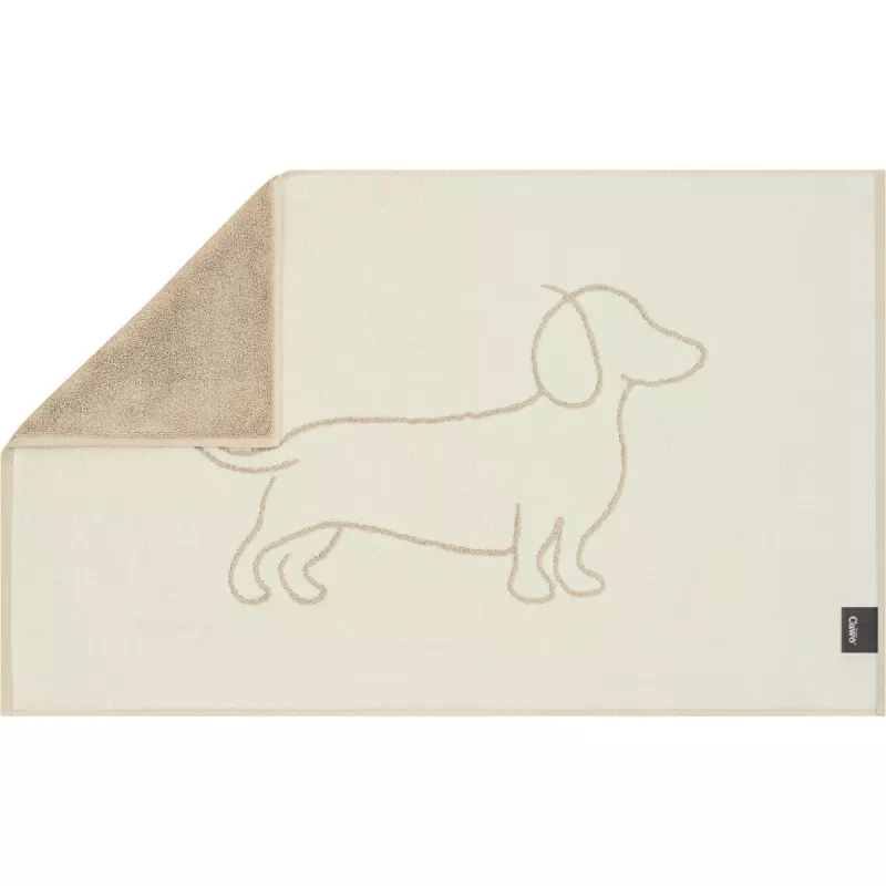 Bath Mat We love Dogs Companion 6248-33 Natur-Beige