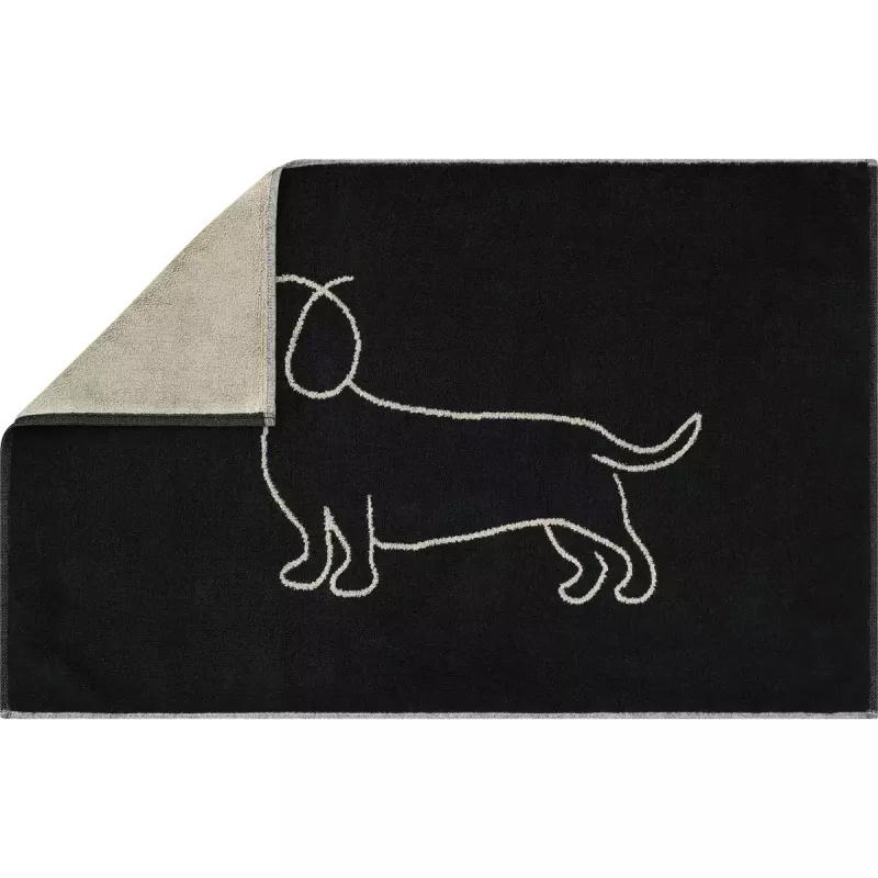 Bath Mat We love Dogs Companion 6248-93 Schwarz-Beige