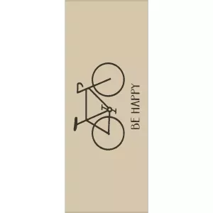 Sauna and Beach Towel 70x180 cm Bicycle beige 6287-37