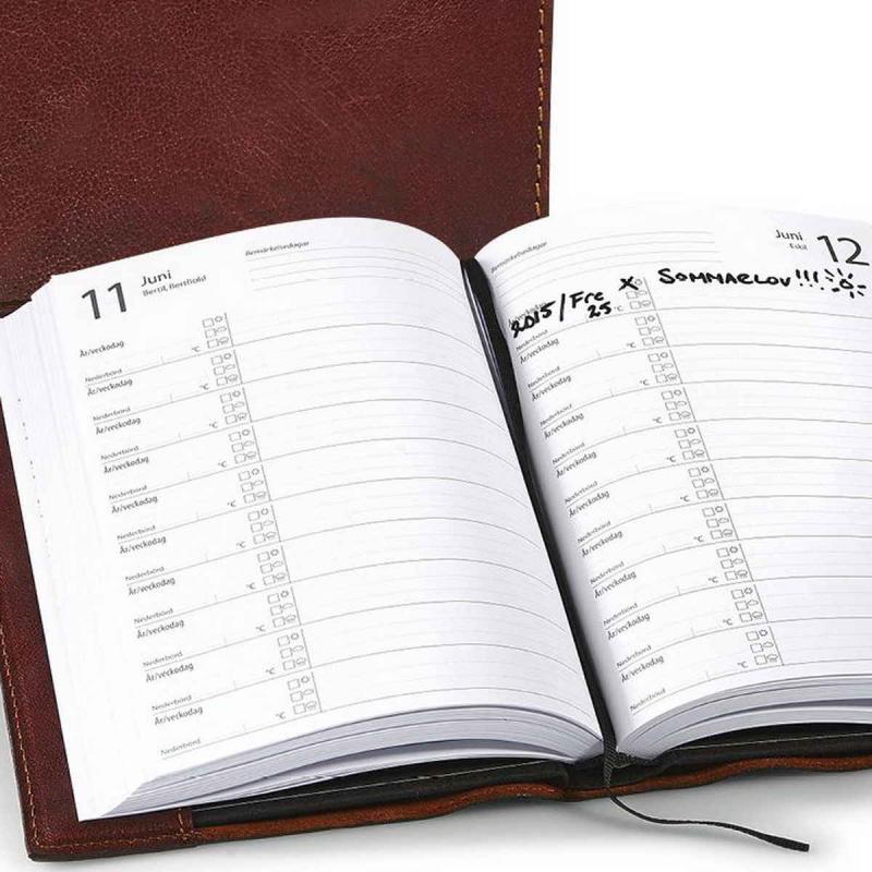Leather Diary 10-year