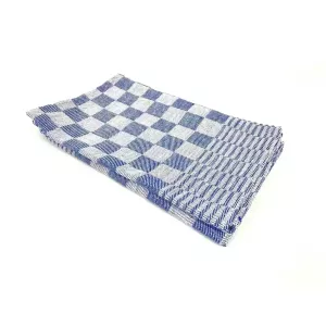 Beau Maison Blue Check Kitchen Towel 60x65 cm 3-Pack