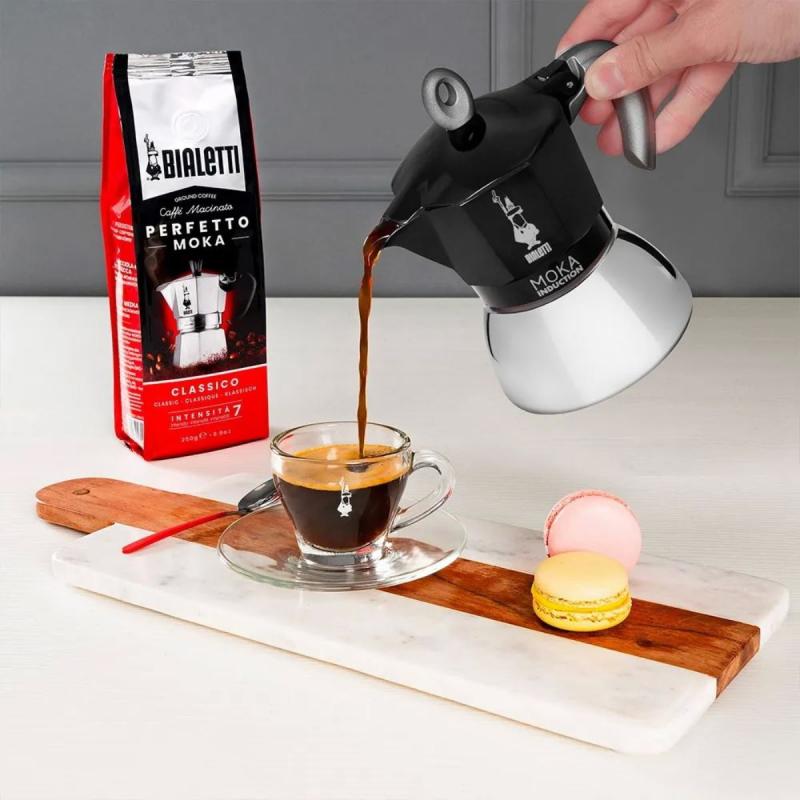 Bialetti Moka Induction Black for 2 cups