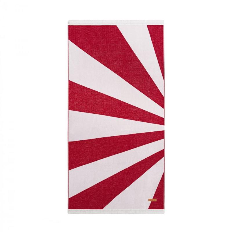 Sunset terry hammam towel