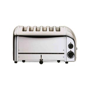Dualit Classic 6 slice toaster. Polished Design. Patented ProHeat element
