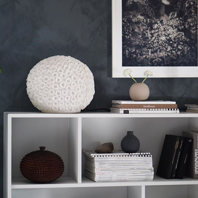 By On lampa Coral Amazonit av sandsten för utomhus & inomhusbruk