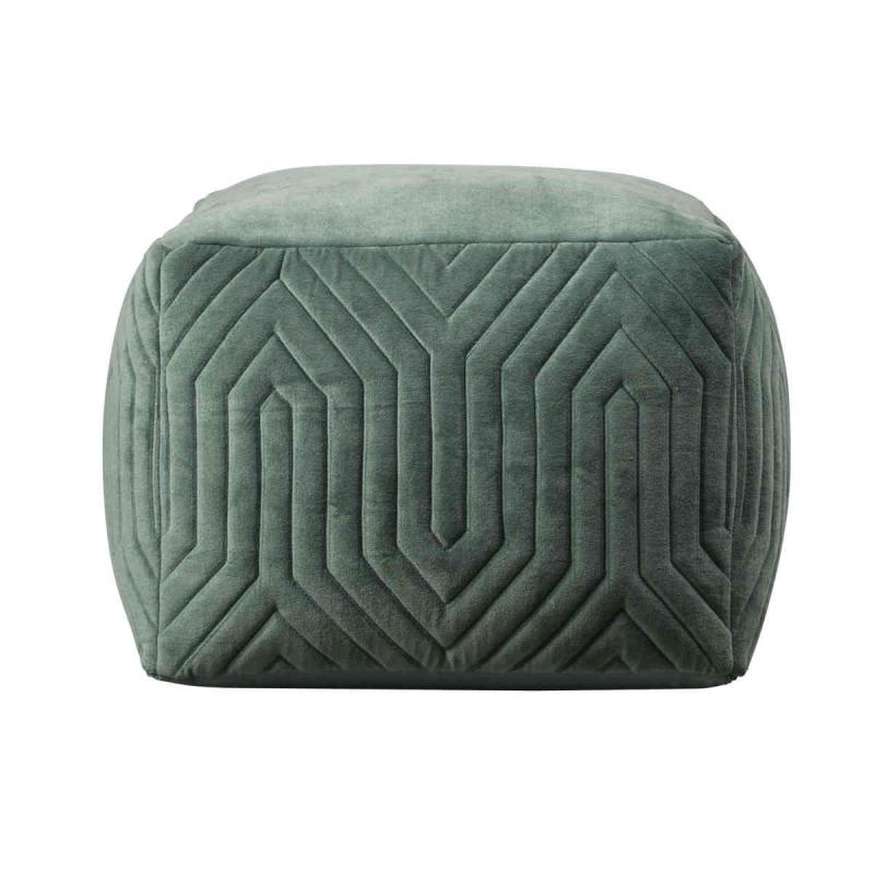 By On Pouf Flare Green Floor Seating Pillow Footstool from ByOn