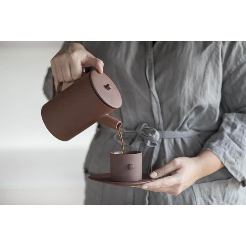 By On Teapot Clay Brown of Stoneware from ByOn