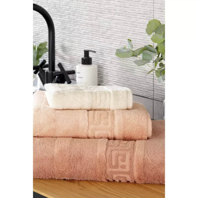 Cawö Handduk Noblesse Lax 1001-368 Enfärgad