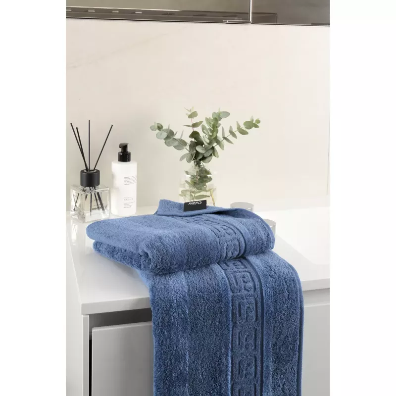 Cawö Handduk Noblesse Safir 1001-174 Enfärgad