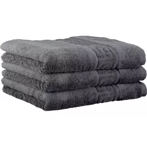 Cawö Towel Noblesse Anthracite 1001-774 Solid color