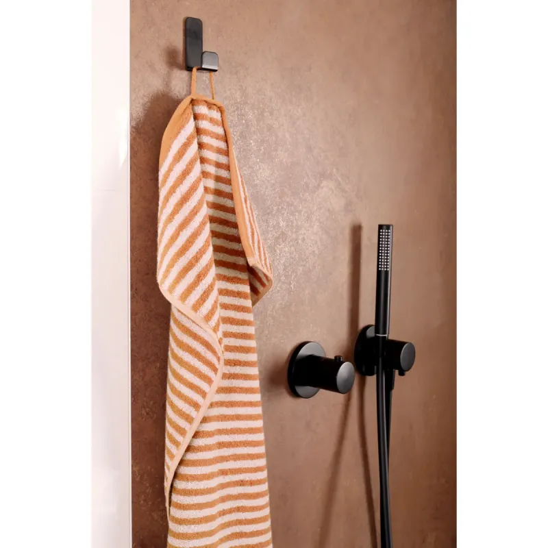 Cawö Club cotton towel, fine striped – copper 6300-30