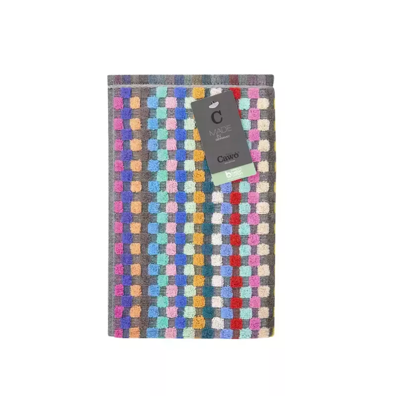 Cawö Confetti Check Kitchen Towel - Tea Towel Cotton 50x50 cm - Multicolor
