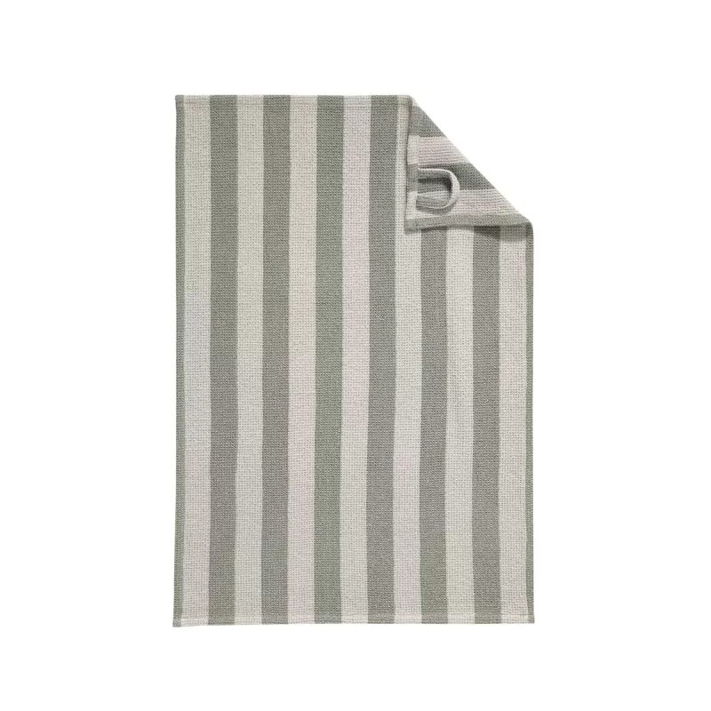 Cawö Cuisine Piqué Kitchen Towel - Tea Towel 2-Pack Cotton 50x70 cm - Field Green Natural Beige