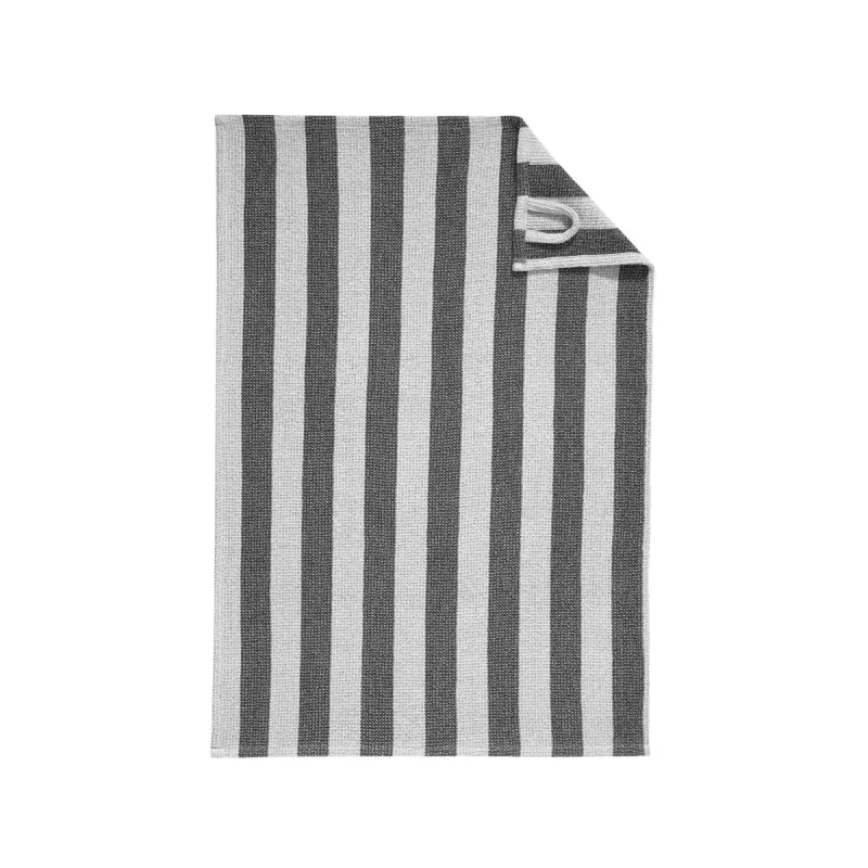 Cawö Cuisine Piqué Kitchen Towel - Tea Towel 2-Pack Cotton 50x70 cm - Black Platinum Grey