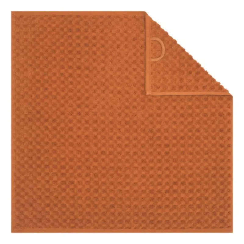 Cawö Cuisine Pro kitchen towels 2-pack plain copper 50×50 cm 520-384