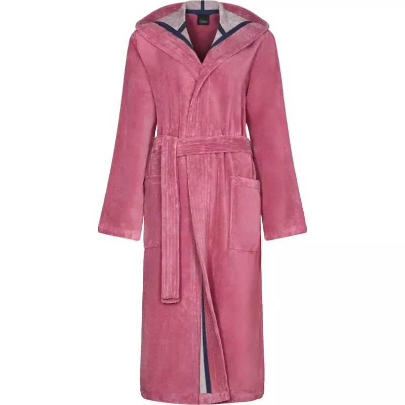 Women’s Reversible Hooded Bathrobe Berry Pink
