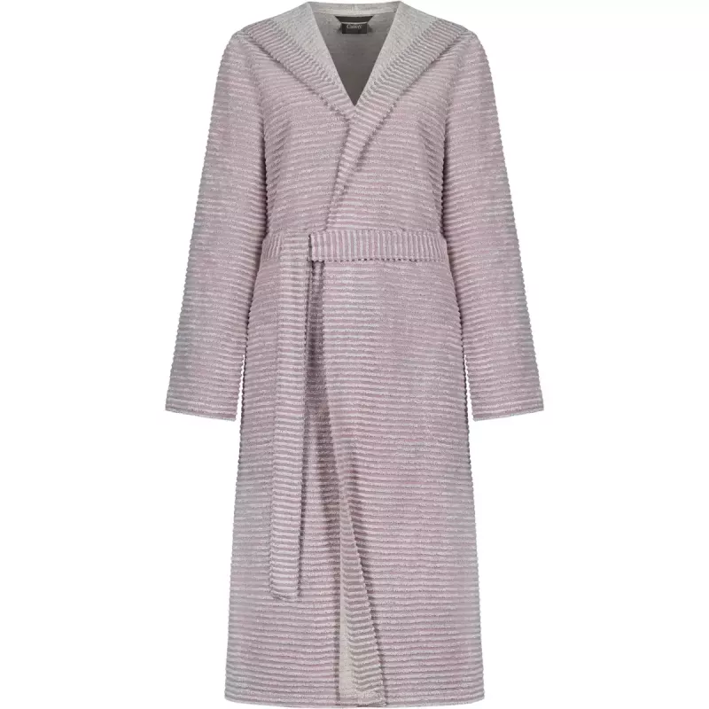 Women’s Lightweight Hooded Bathrobe Berry Pink Pattern