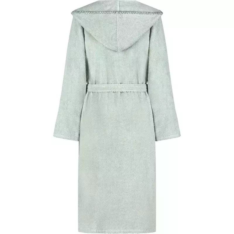 Women’s Lightweight Hooded Bathrobe Eucalyptus Green