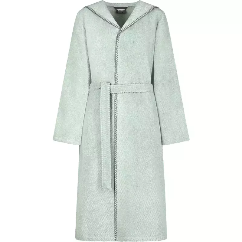 Women’s Lightweight Hooded Bathrobe Eucalyptus Green