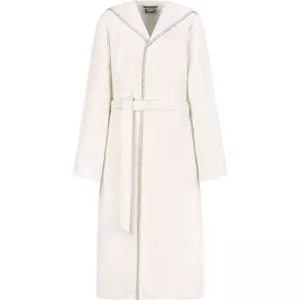 Women’s Lightweight Hooded Bathrobe Natural