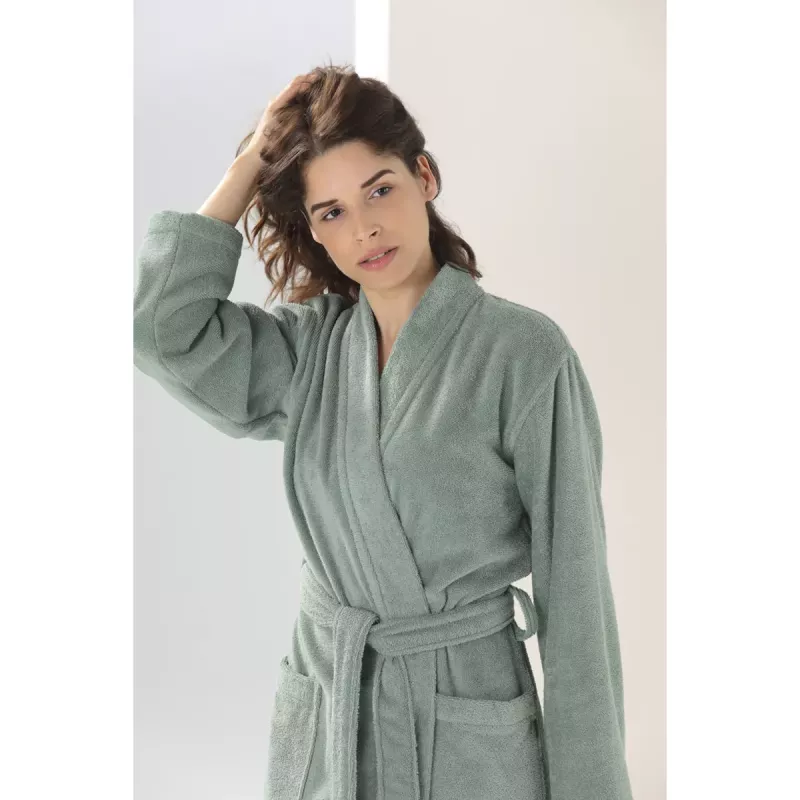 Women’s Kimono Bathrobe Fjord Blue
