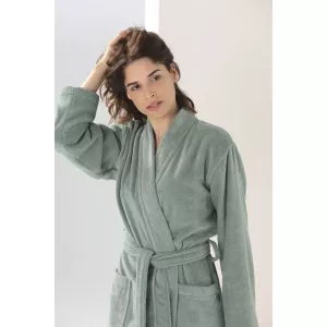 Women’s Kimono Bathrobe Fjord Blue