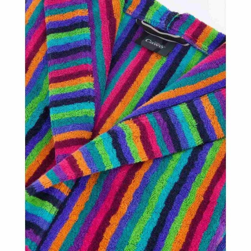 Cawö dam morgonrock med huva 7076-84 multicolor