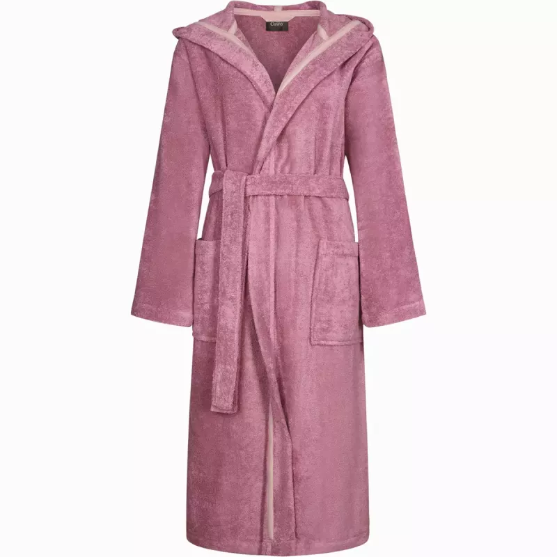 Women’s Hooded Bathrobe Blush Pink