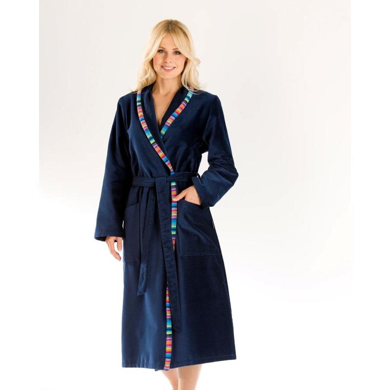 Cawö Morgonrock Dam med Sjalkrage 839-11