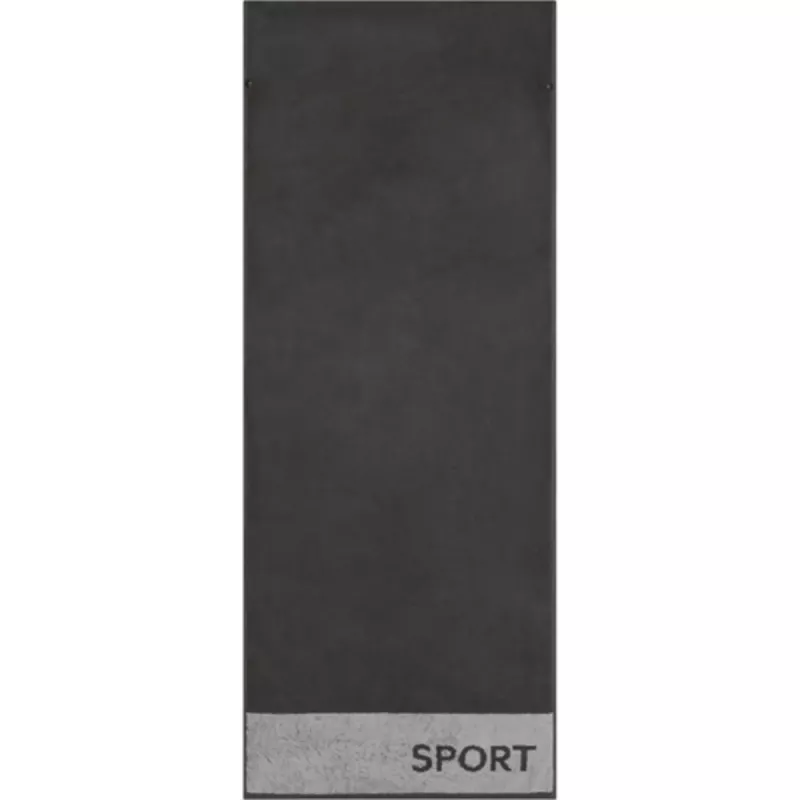 Cawö Fitnesshandduk 50x130 cm – Gymhandduk i Bomull med Ryggstödsskydd 6290-77 Metal