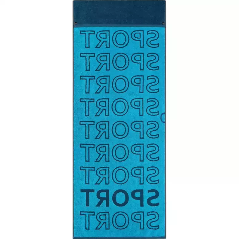 Cawö Fitnesshandduk 50x130 cm – Gymhandduk i Bomull med Ryggstödsskydd 6292-11 Artic