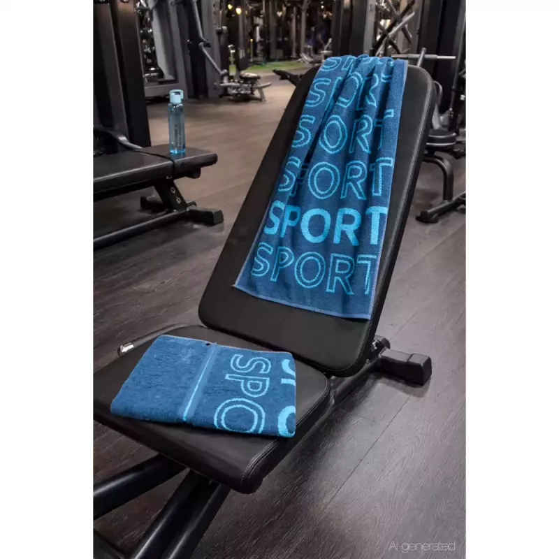 Cawö Fitnesshandduk 50x130 cm – Gymhandduk i Bomull med Ryggstödsskydd 6292-11 Artic