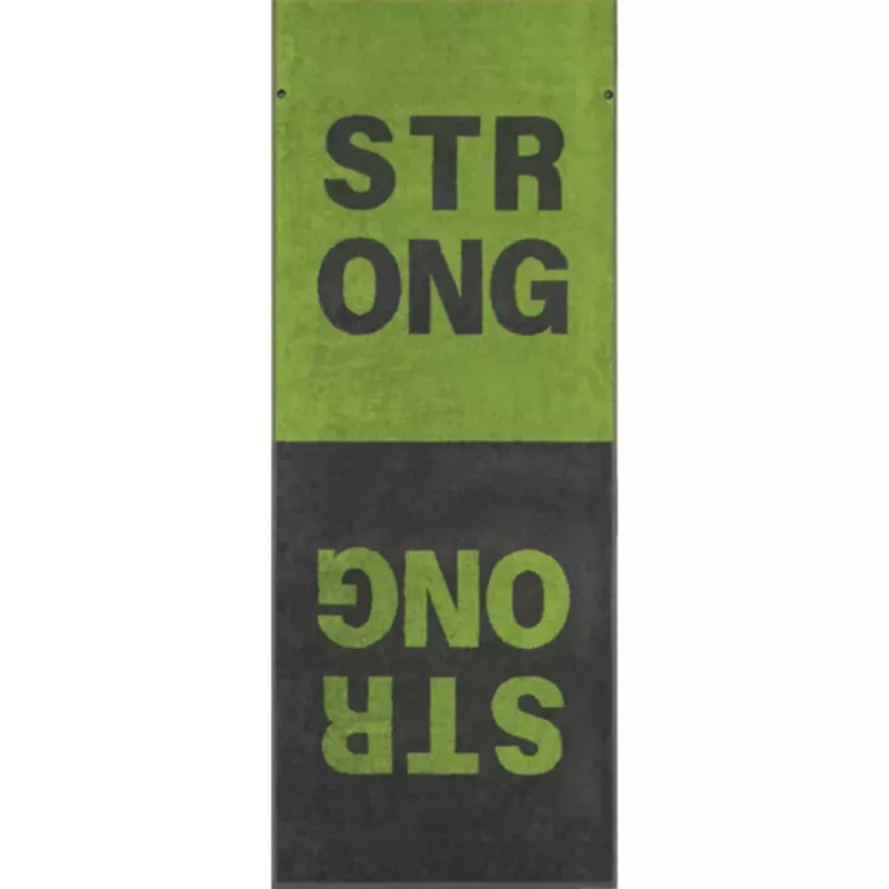 Cawö Fitnesshandduk 50x130 cm – Gymhandduk i Bomull med Ryggstödsskydd 6295-47 Lime