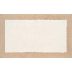Cawö Frame 1010-33 Bath Rug Natural/Beige in Cotton