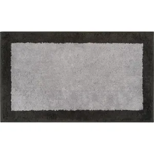 Cawö Frame 1010-77 Bath Rug Metal/Anthracite in Cotton