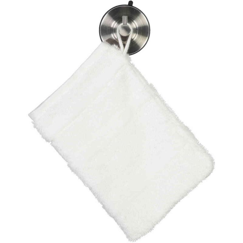 Cawö Noblesse2 mitt style hand towel 16x22 cm 100% cotton 568 gsm for face wash and remove makeup. Anthracite